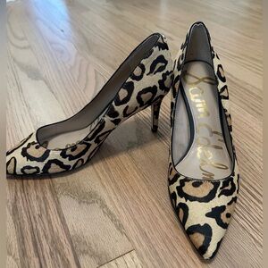 Sam Edelman leopard pumps 6.5